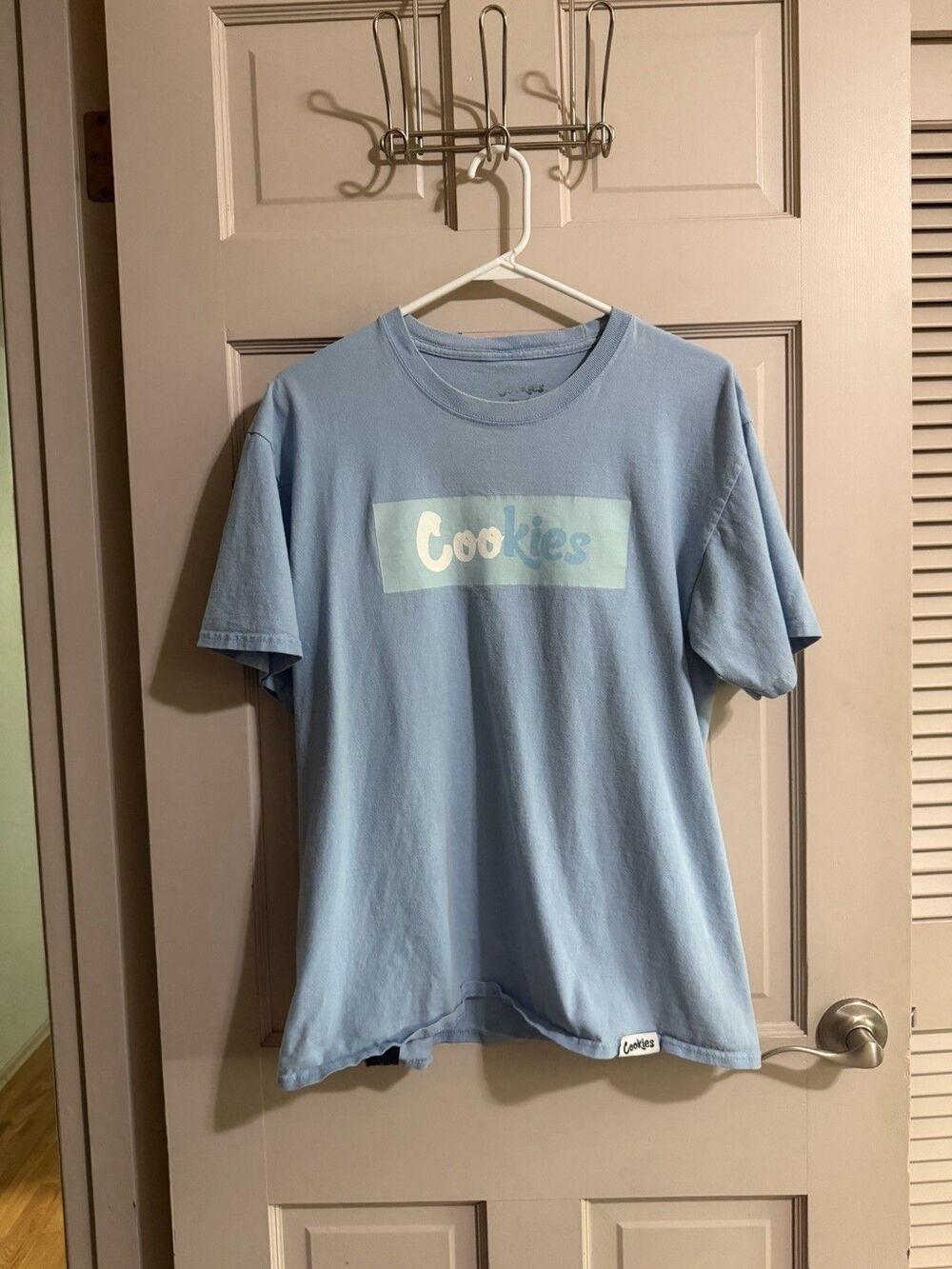 Cookies Clothing SF Original Logo Light Blue Size Large
